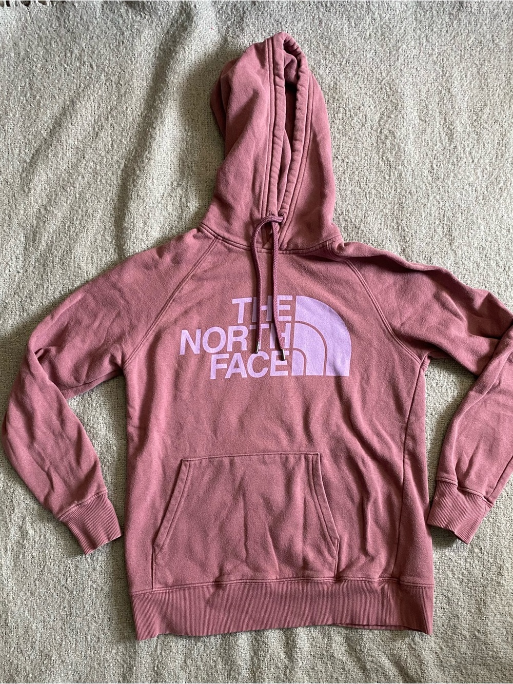 The North Face Rose Pink Logo Pullover Hoodie